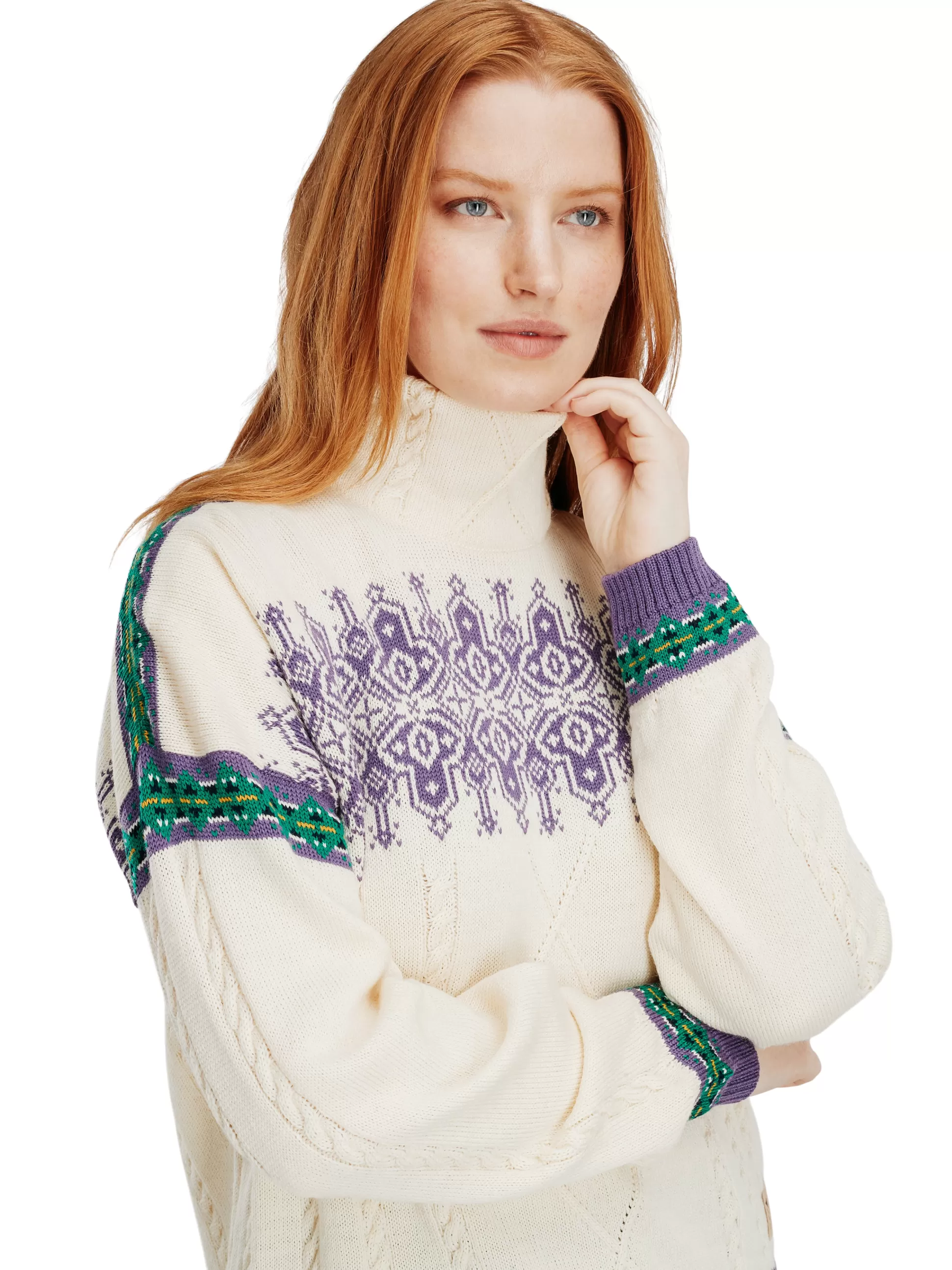 aspoy_womens_lightweight_wool_sweater_4-2.webp Dale of Norway Aspoy Women's Lightweight Wool Sweater Offwhite Darkpurple Navy Fashion