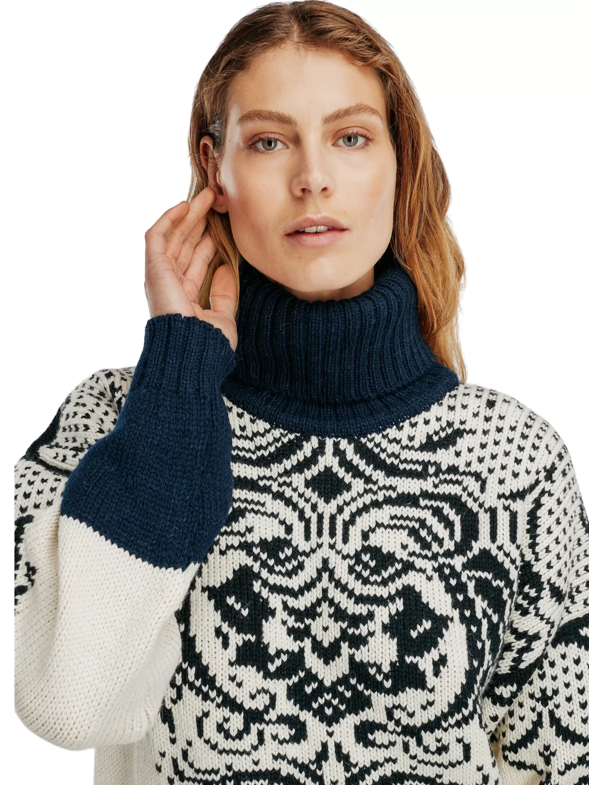 blomdalen_womens_sweater_4.webp Dale of Norway Blomdalen Women's Sweater Offwhite Black Navy Discount