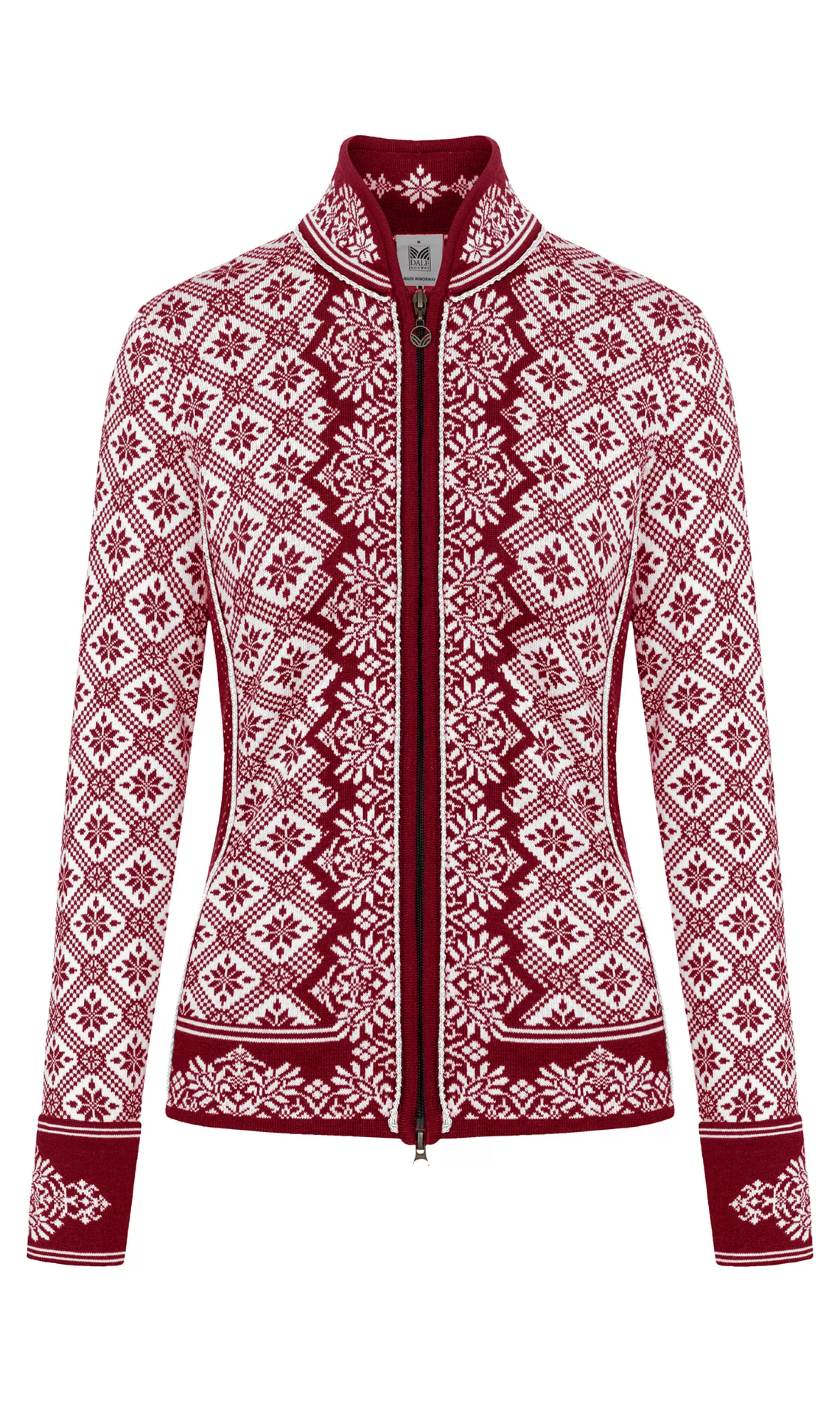 Dale of Norway Christiania Women's Jacket - Merino Wool Rubymel. Offwhite Sale