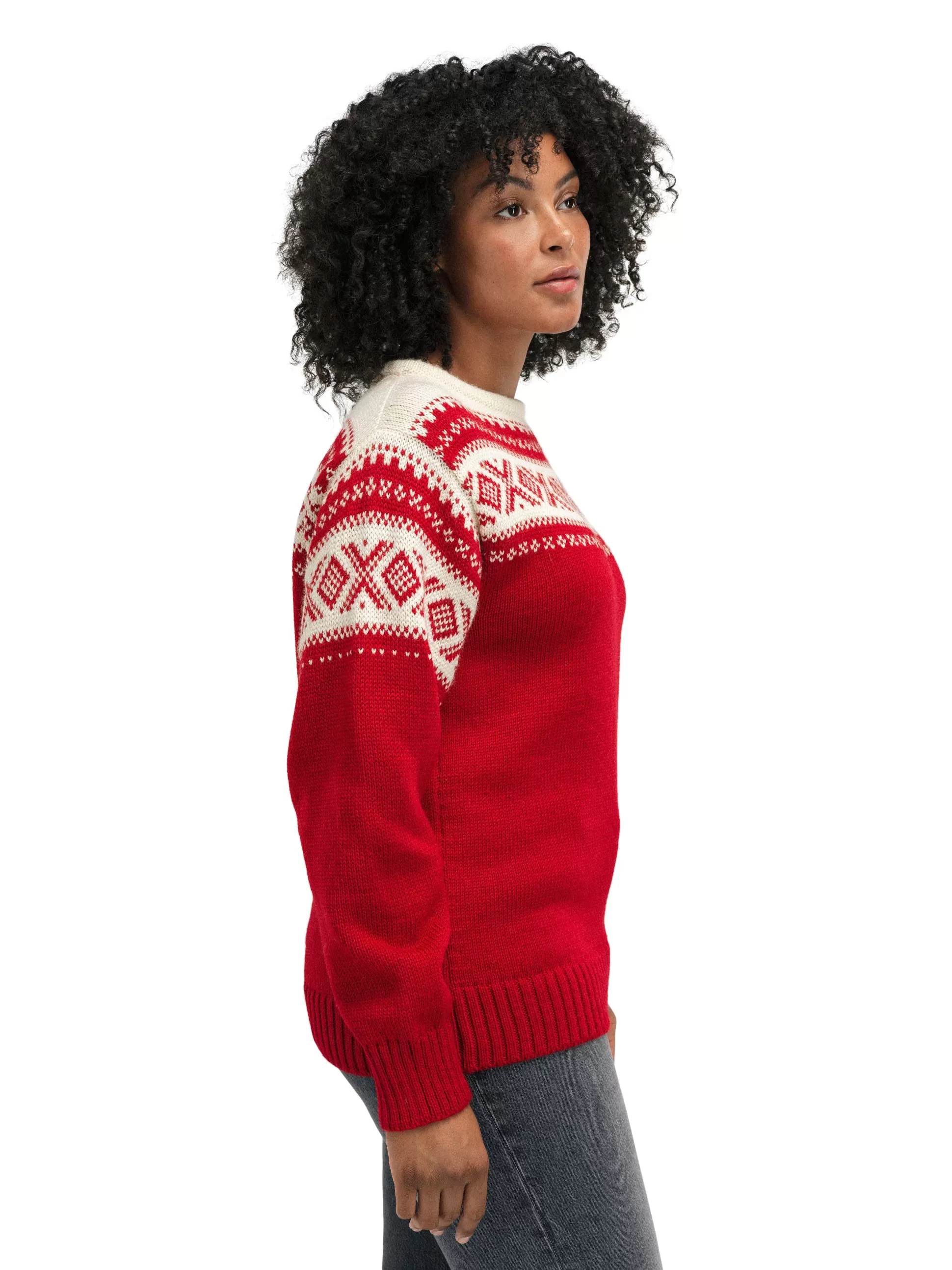 cortina__unisex_sweater__norwegian_wool_2-1.webp Dale of Norway Cortina 1956 Unisex Sweater - Norwegian Wool Raspberry Off-White Hot