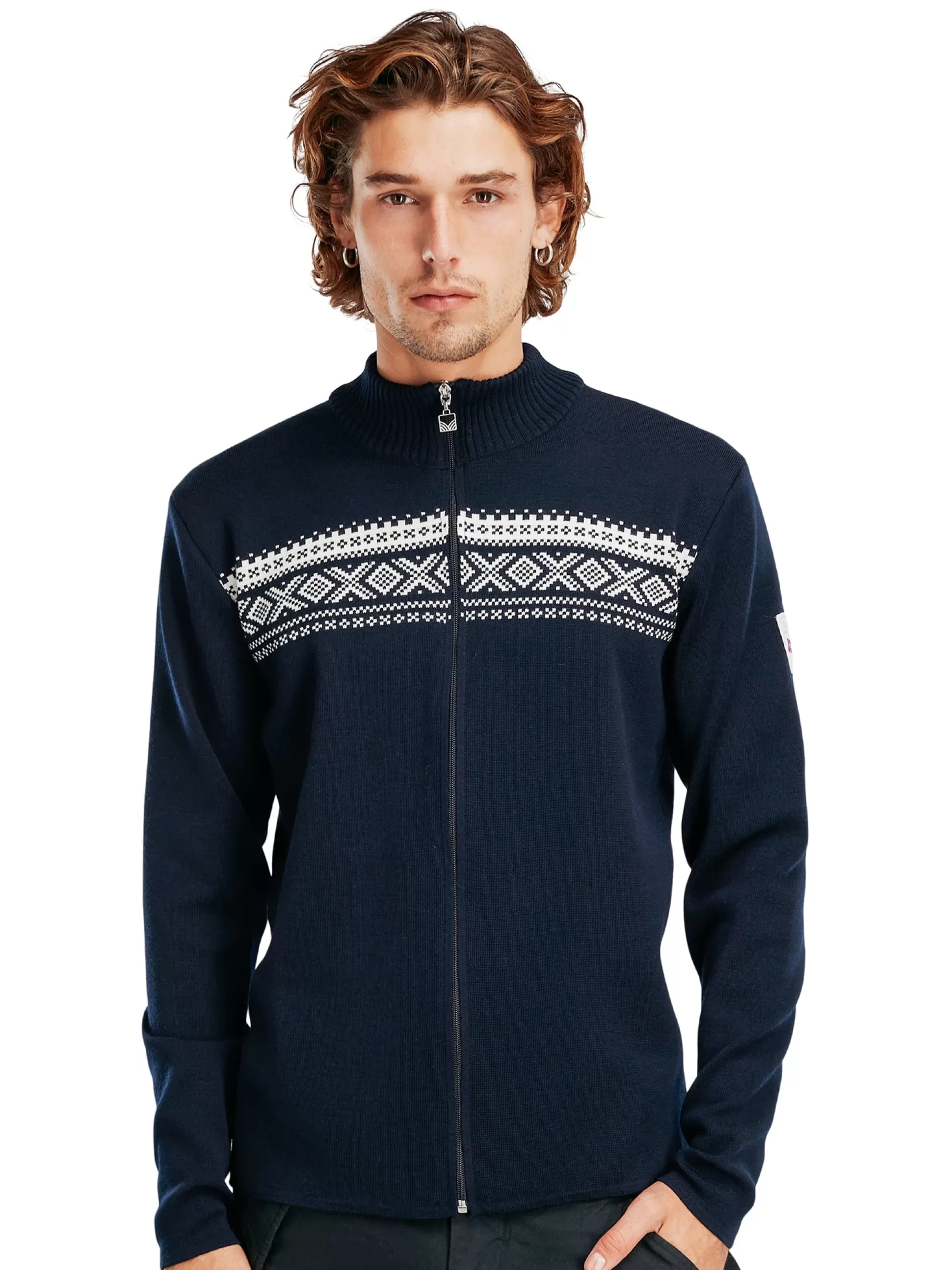 Dale of Norway Dalestolen Men's Jacket Navy Offwhite New