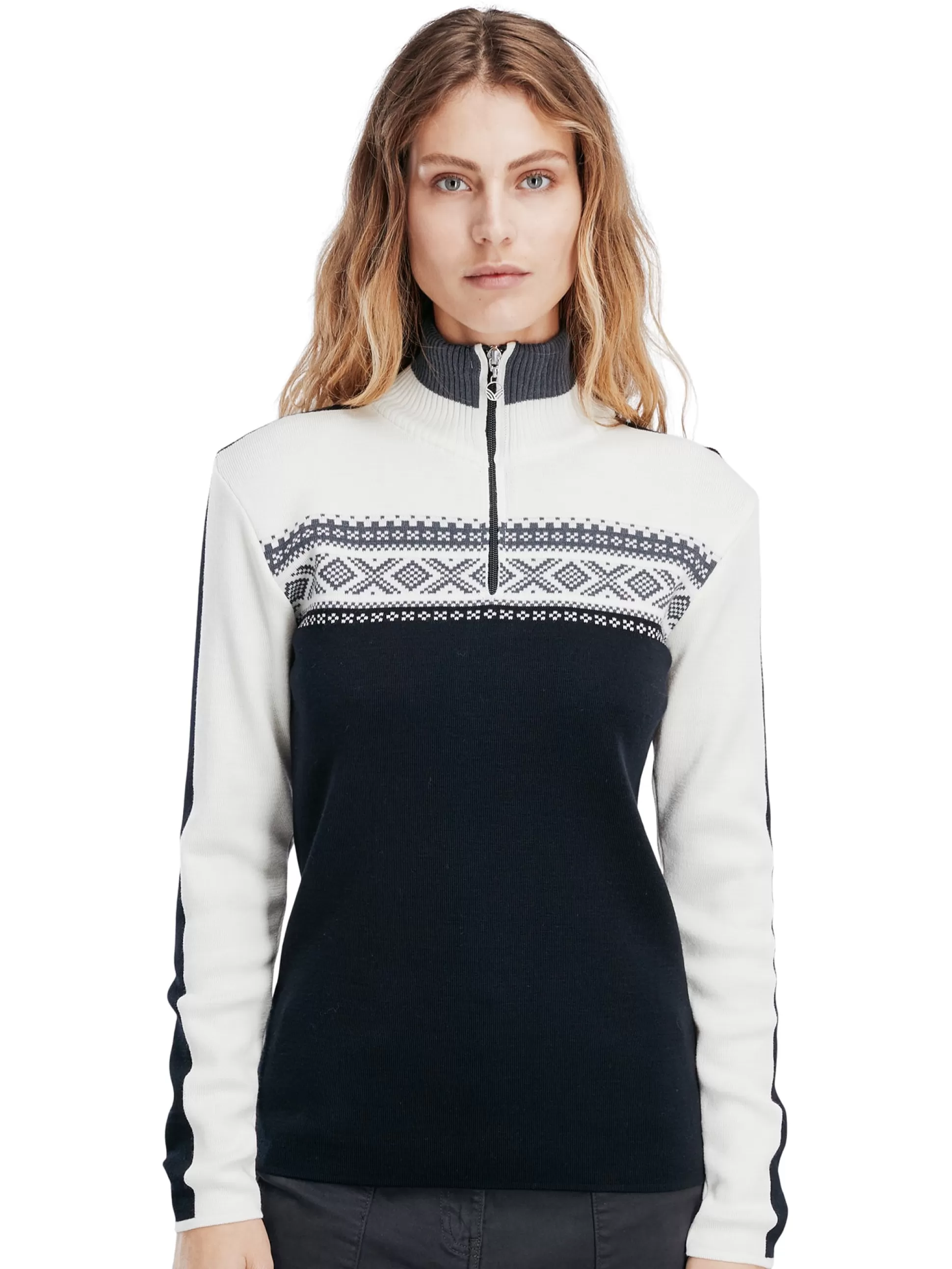 Dale of Norway Dystingen Women's Merino Wool Sweater Black Schiefer Outlet