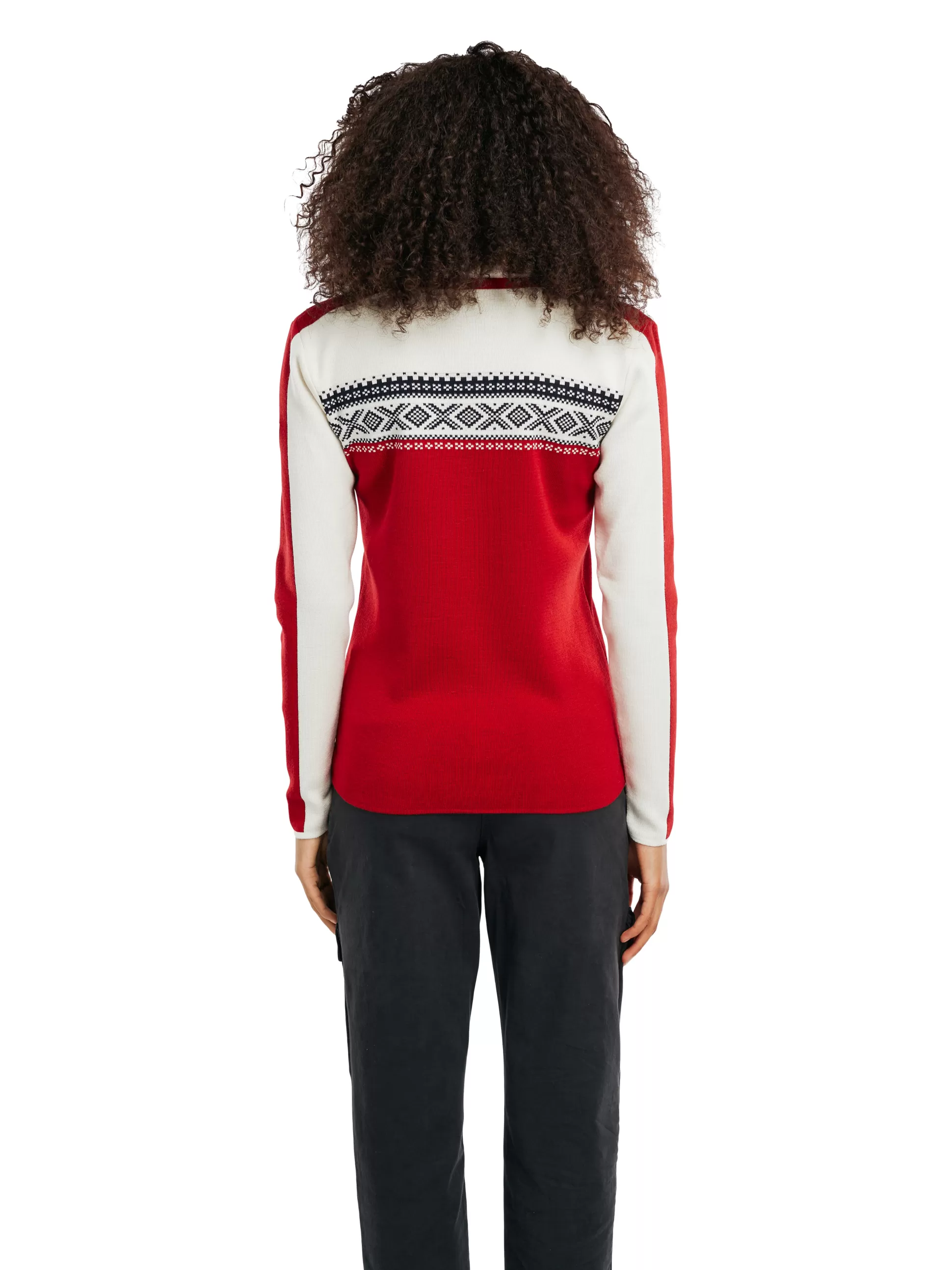 dystingen_womens_merino_wool_sweater_2.webp Dale of Norway Dystingen Women's Merino Wool Sweater Raspberry Hot