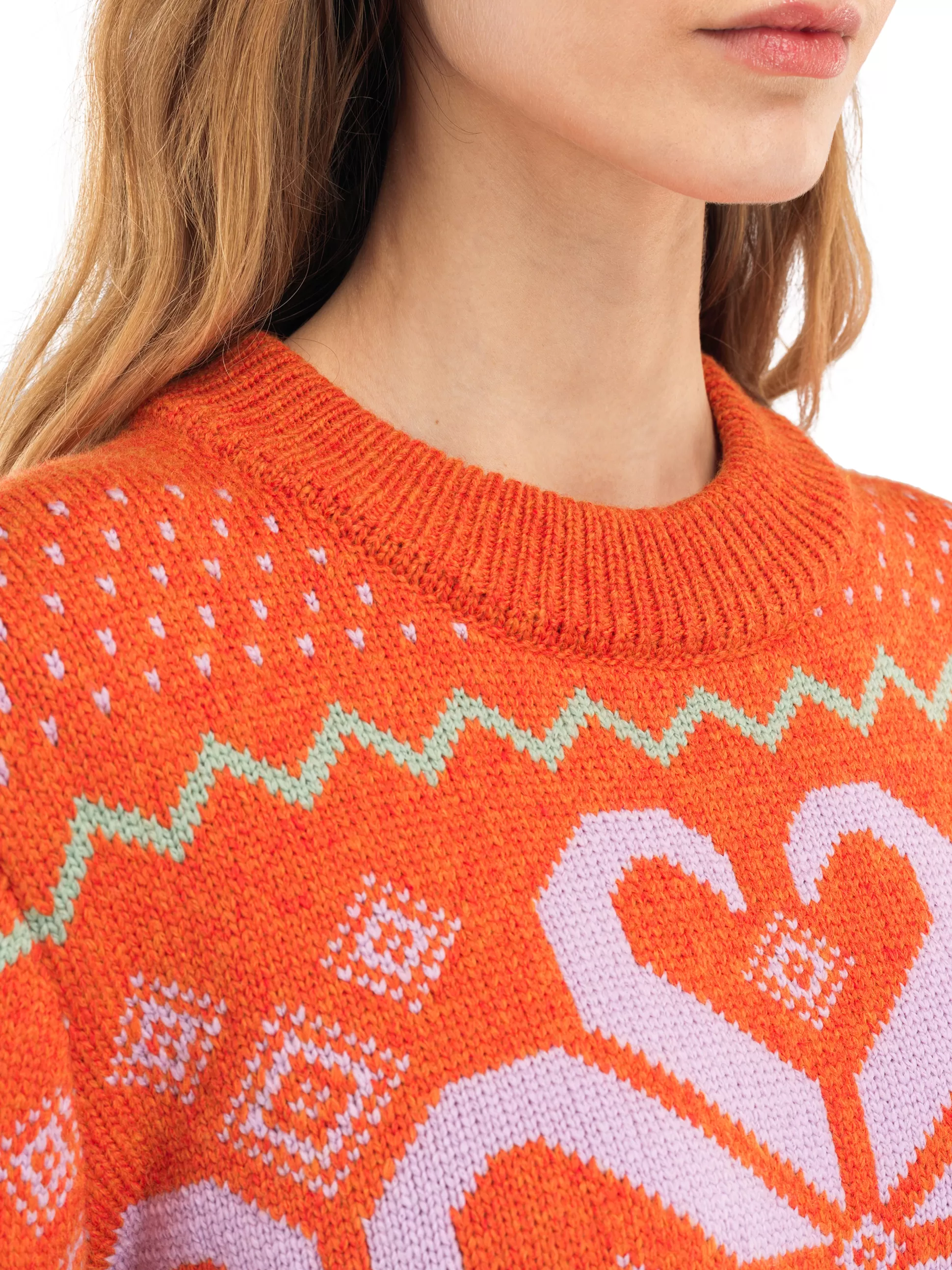 falkeberg_womens_sweater_3.webp Dale of Norway Falkeberg Women's Sweater Orangemel Lavender Green Offwh New