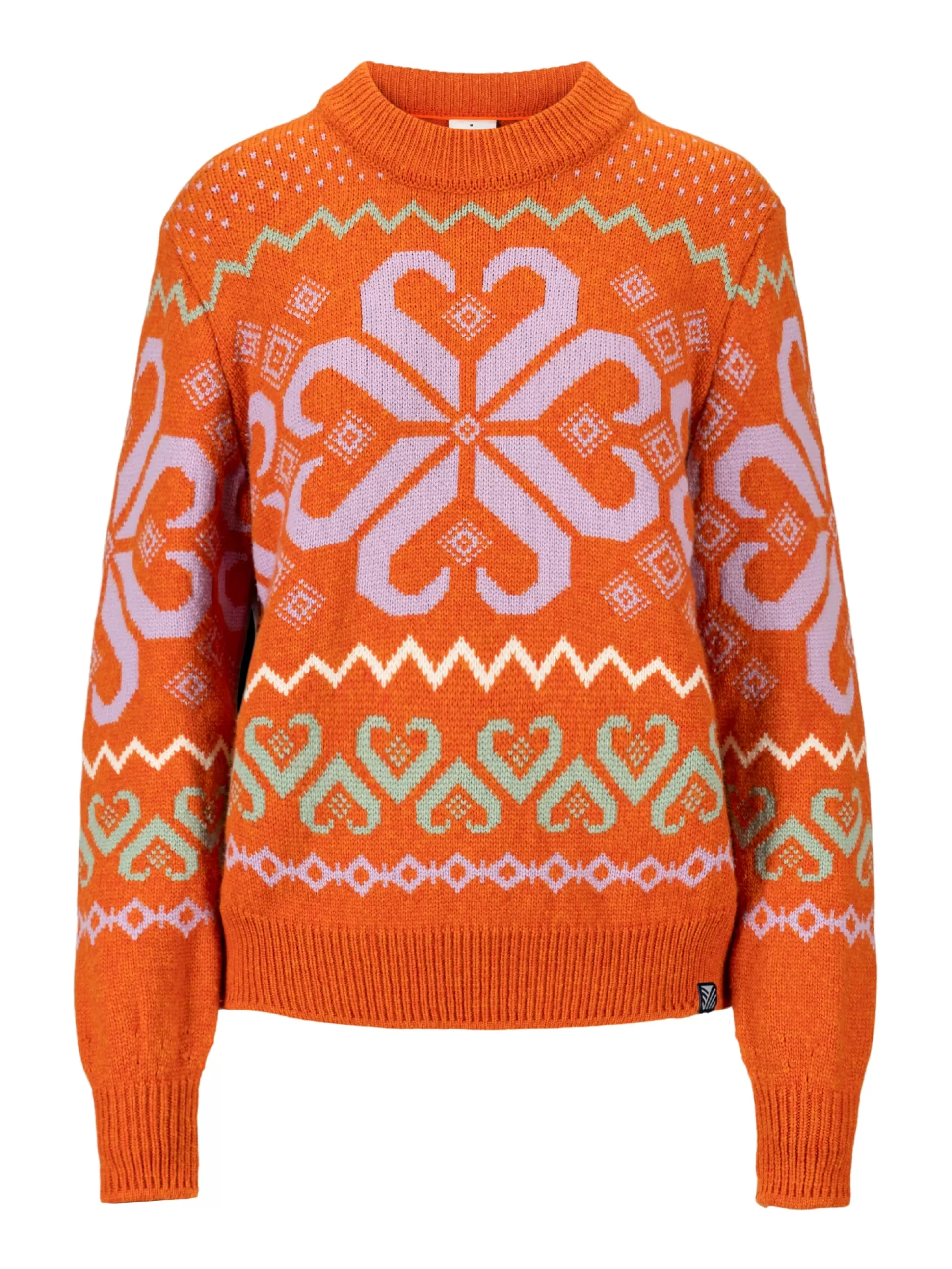 falkeberg_womens_sweater_5.webp Dale of Norway Falkeberg Women's Sweater Orangemel Lavender Green Offwh New