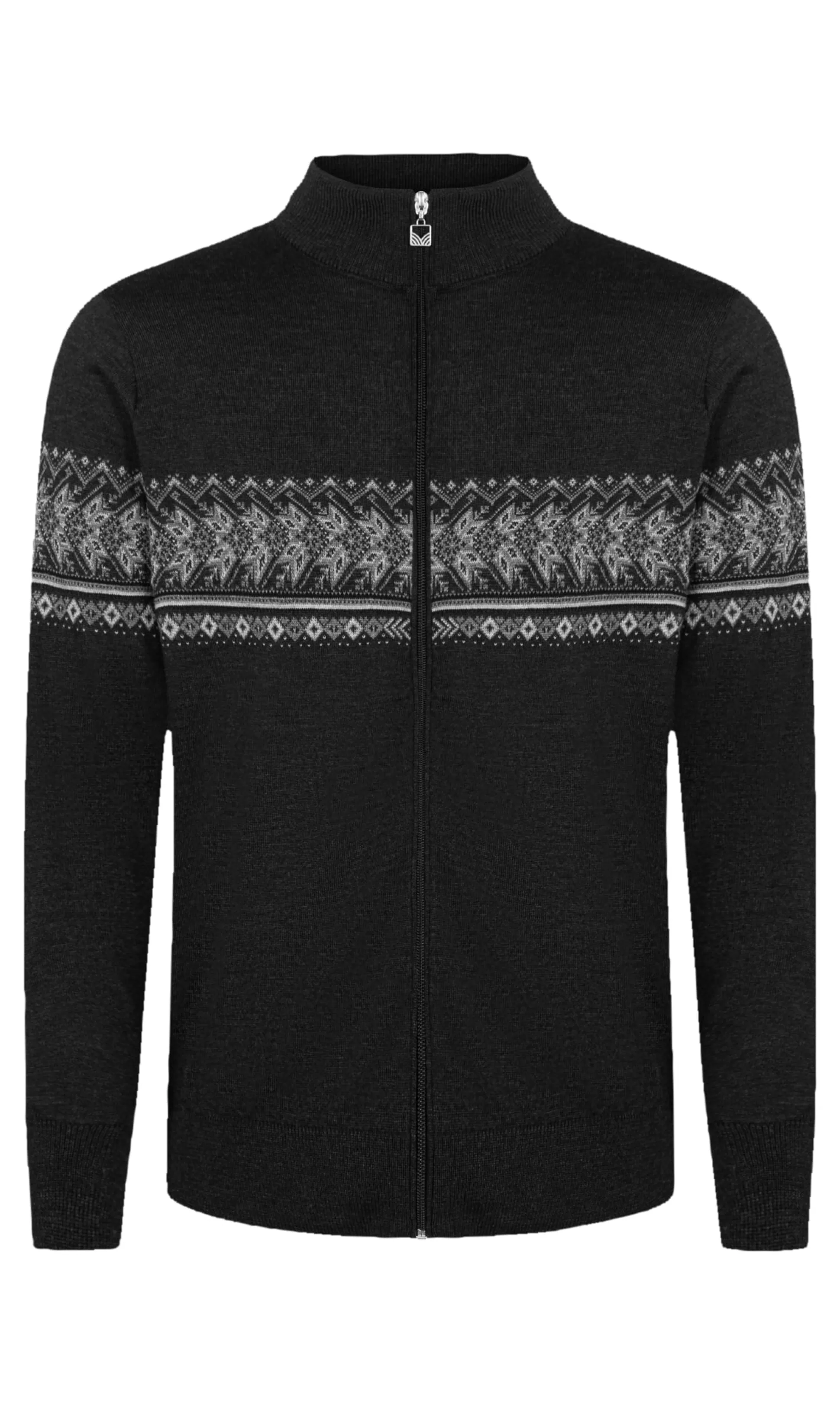 Dale of Norway Hovden Men's Jacket - Merino Wool Darkcharcoal Lightcharcoal Outlet