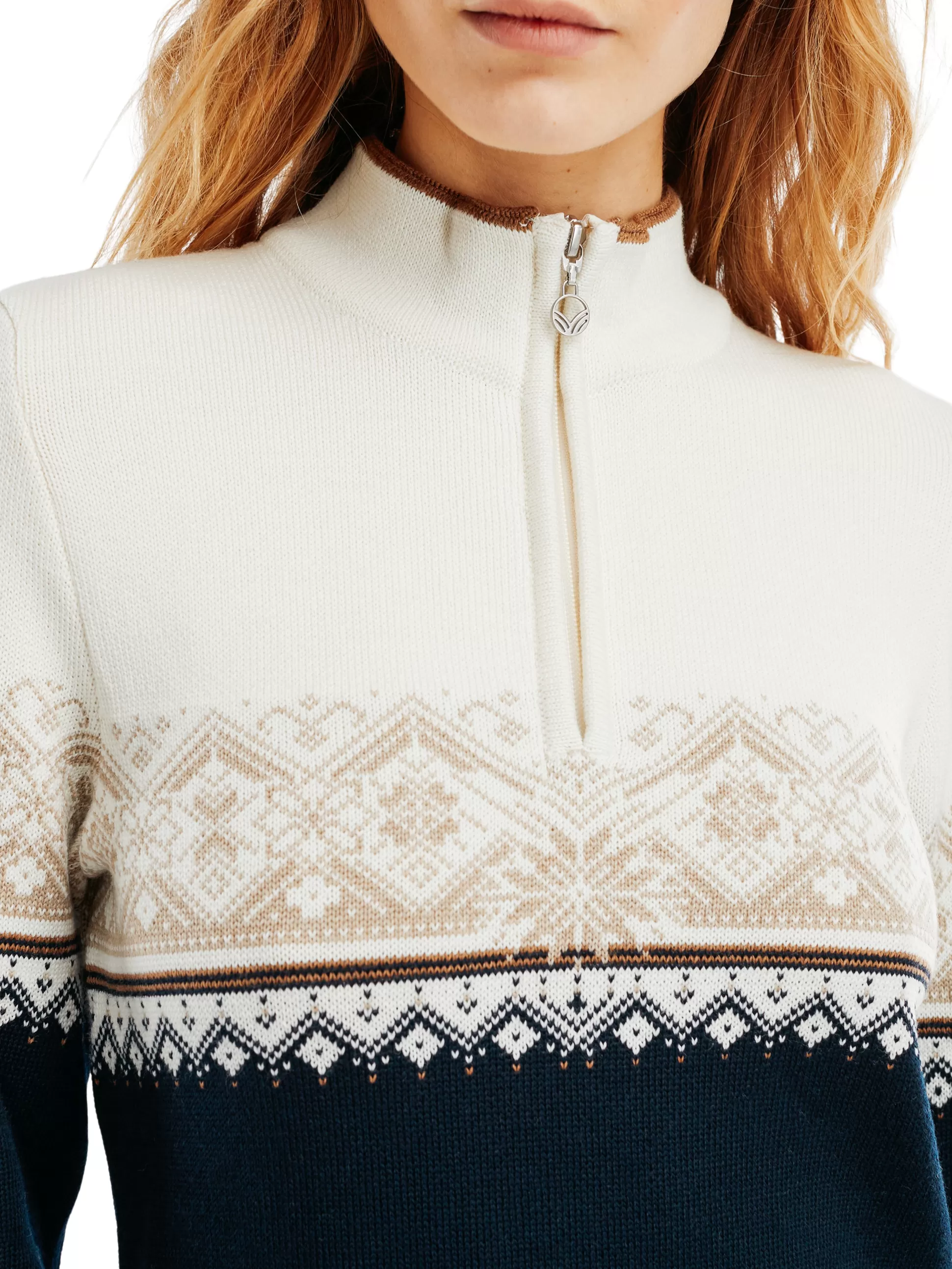 moritz_womens_sweater__merino_wool_3.webp Dale of Norway Moritz Women's Sweater - Merino Wool Navy Bronze Beige Offwhite Sale