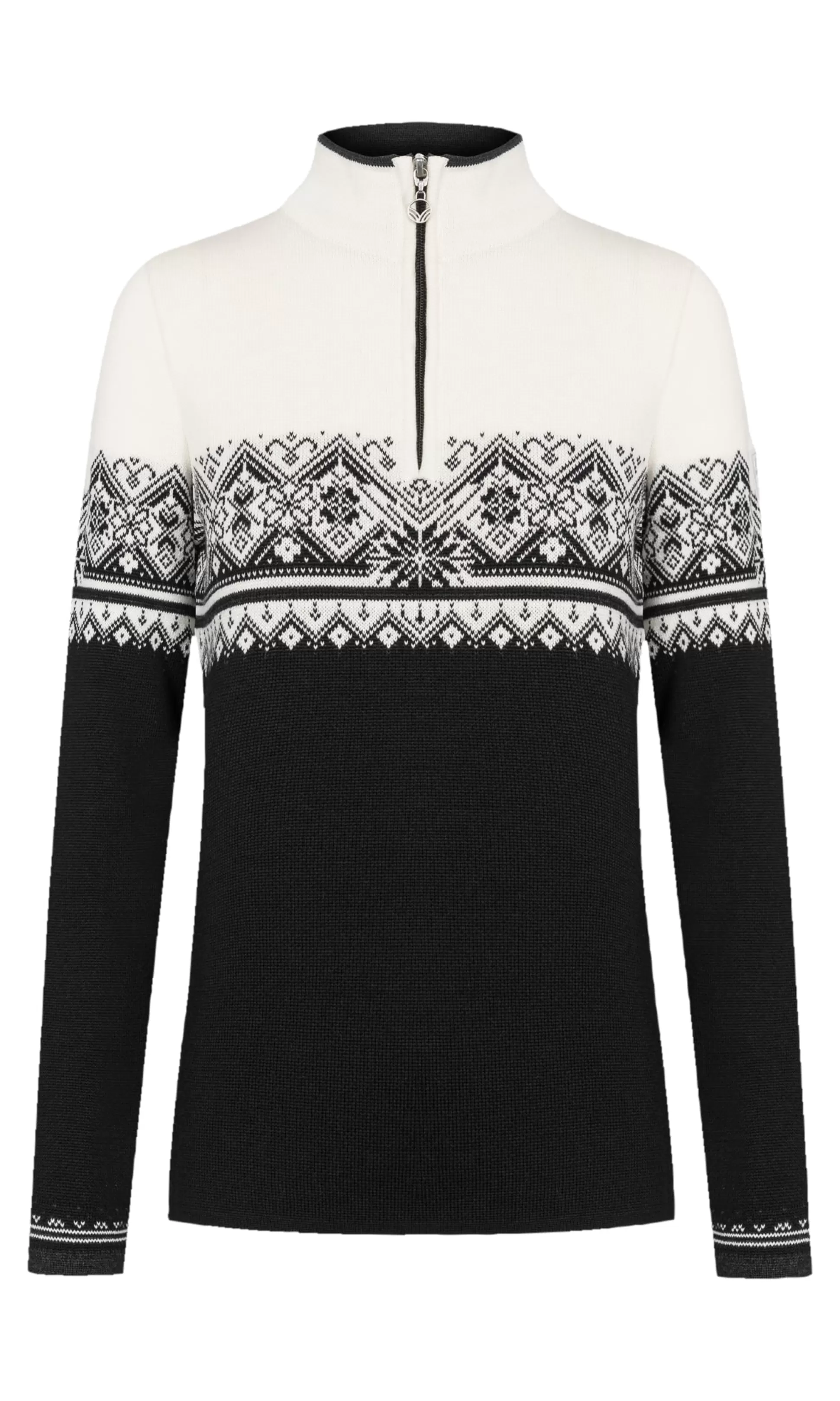 Dale of Norway Moritz Women's Sweater - Merino Wool Black White Darkcharcoal Online