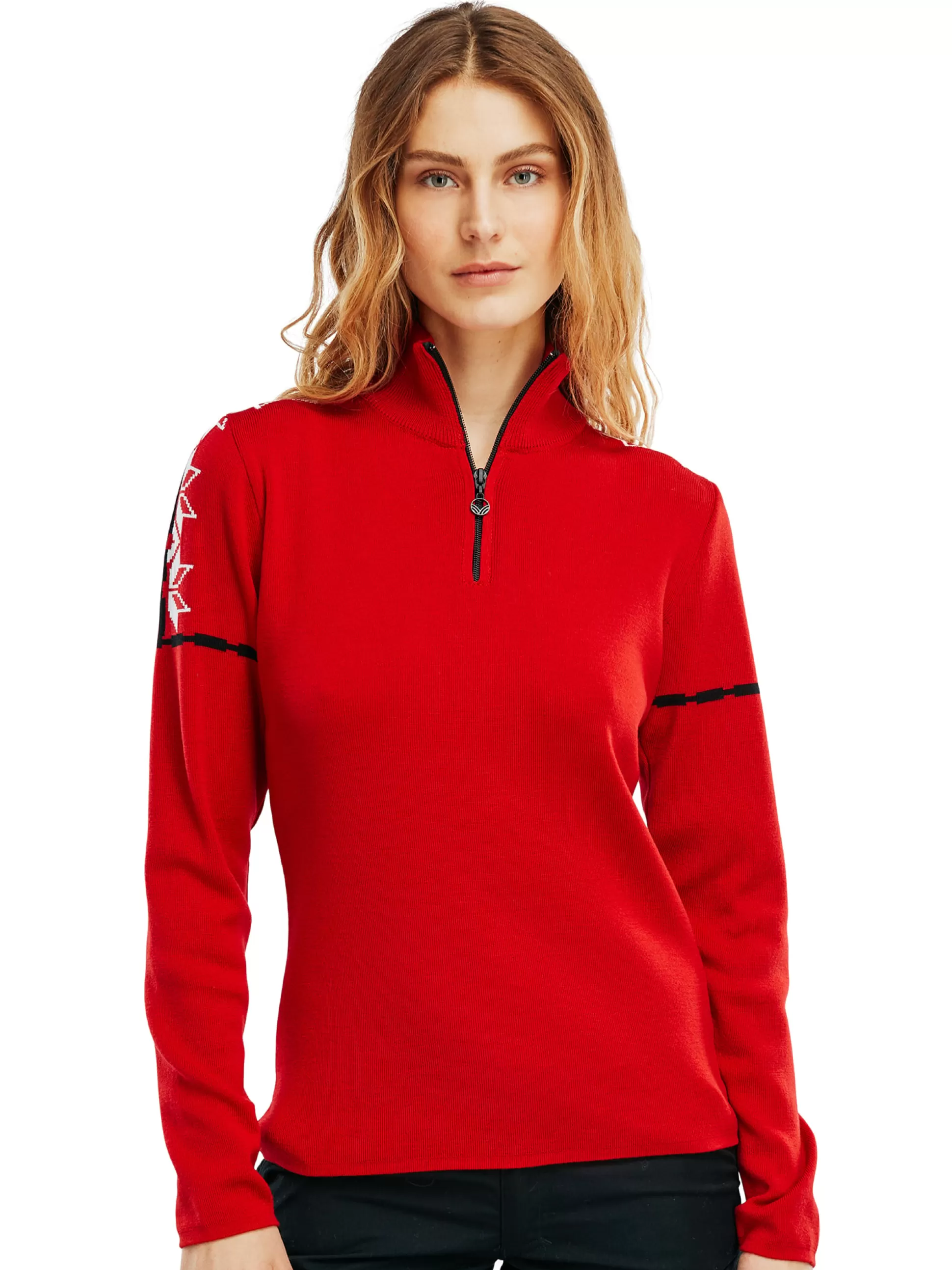 Dale of Norway Mt. Blatind Women's Sweater - Merino Red Fashion