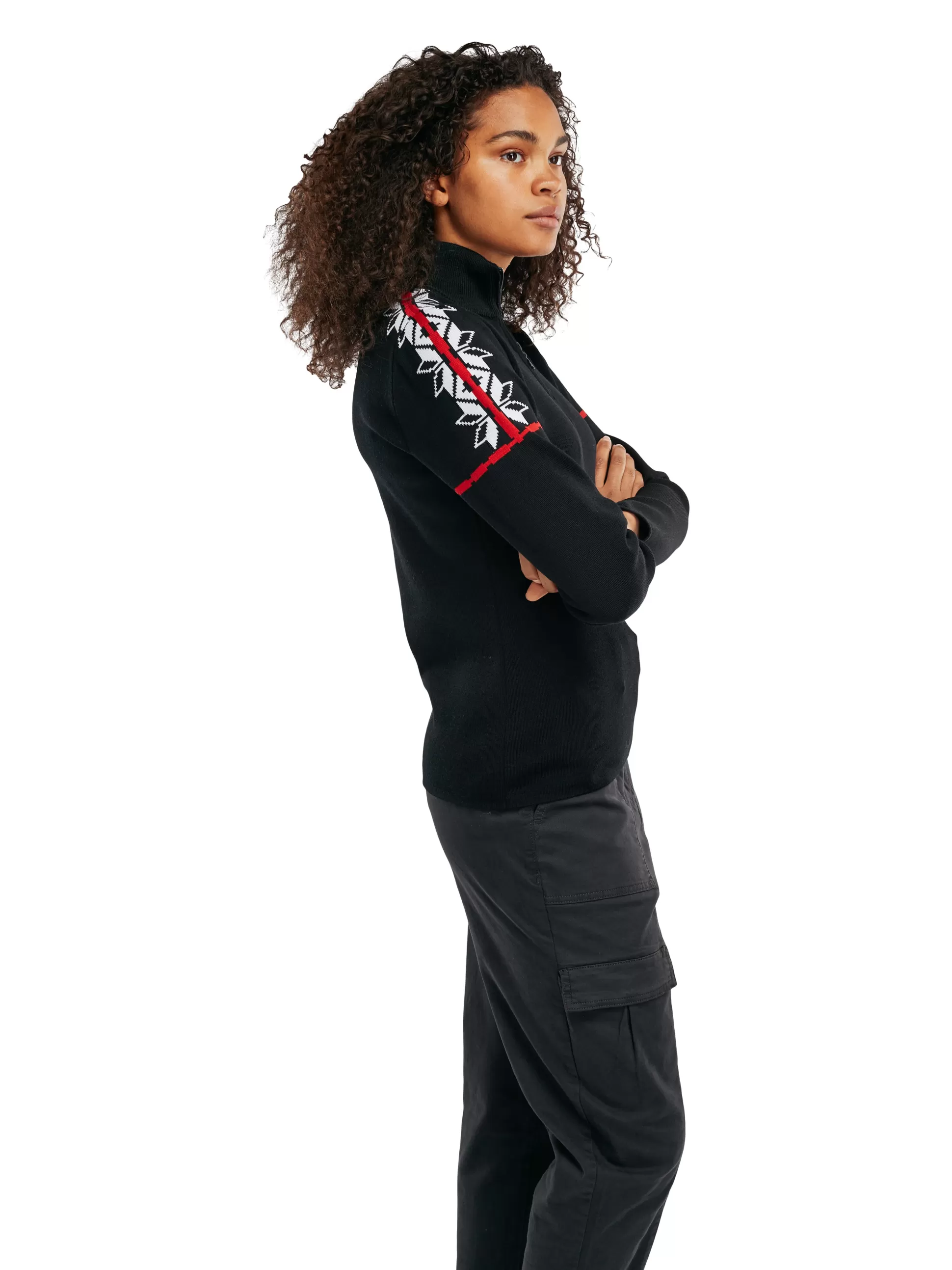 Dale of Norway Mt. Blatind Women's Sweater - Merino Black Best