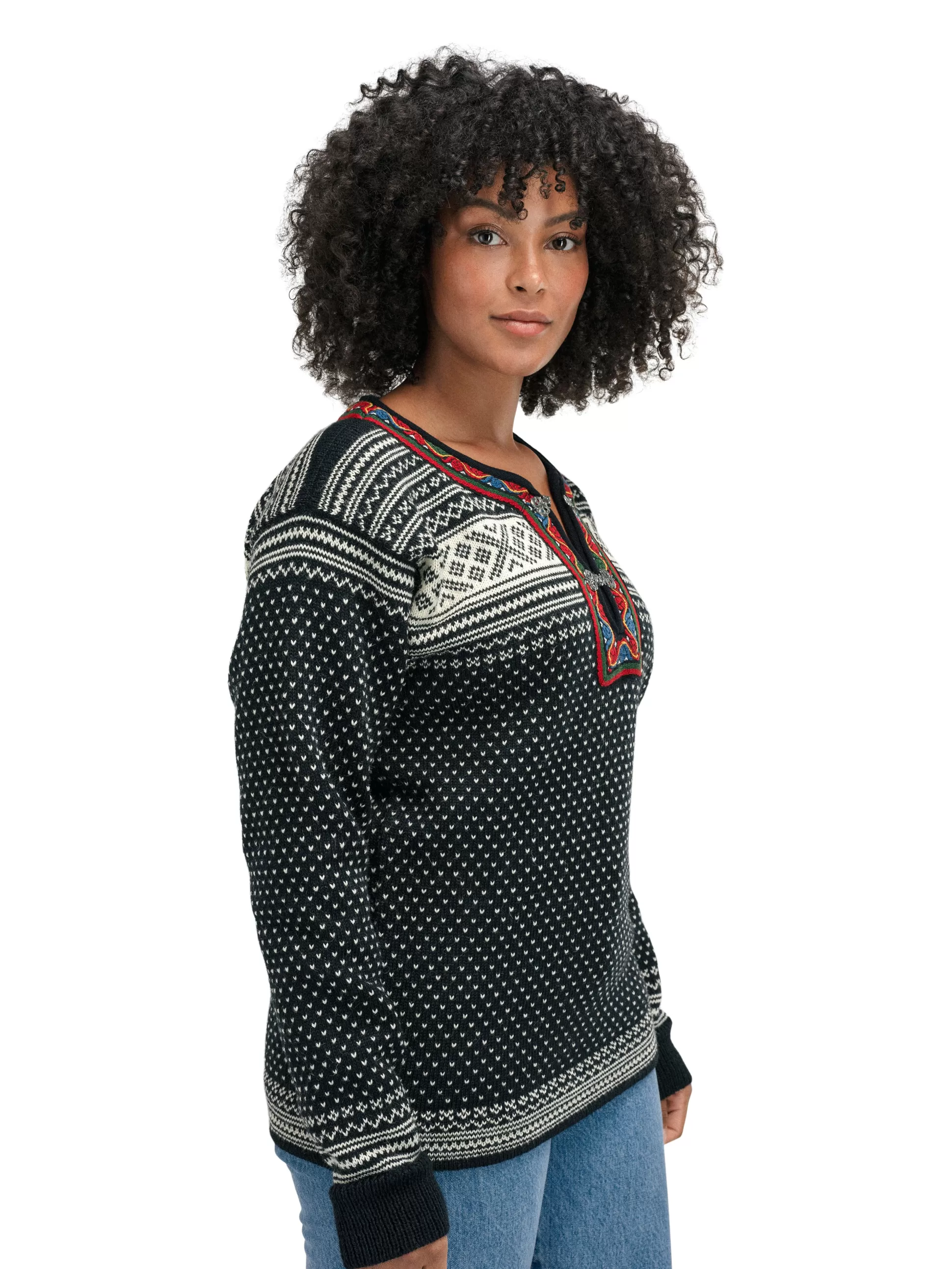 setesdal_sweater__norwegian_wool_5-1.webp Dale of Norway Setesdal Sweater - Norwegian Wool Black Offwhite Clearance