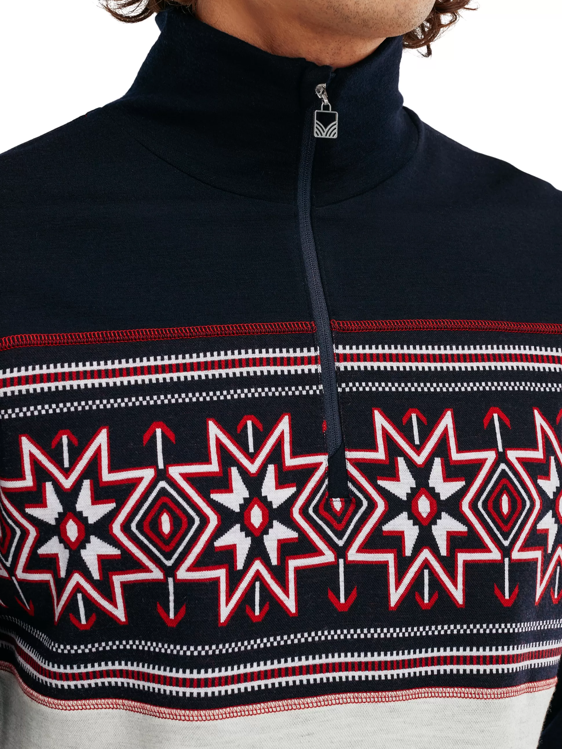 tindefjell_basic_mens_merino_wool_basic_sweater_3.webp Dale of Norway Tindefjell Basic Men's Merino Wool Basic Sweater Navy Offwhite Raspberry Sale