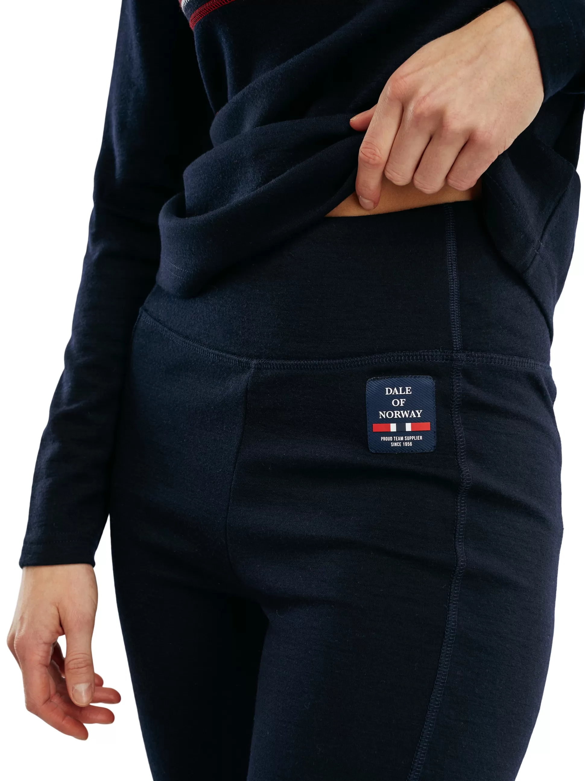tindefjell_basic_womens_merino_wool_leggings_4.webp Dale of Norway Tindefjell Basic Women's Merino Wool Leggings Navy Shop