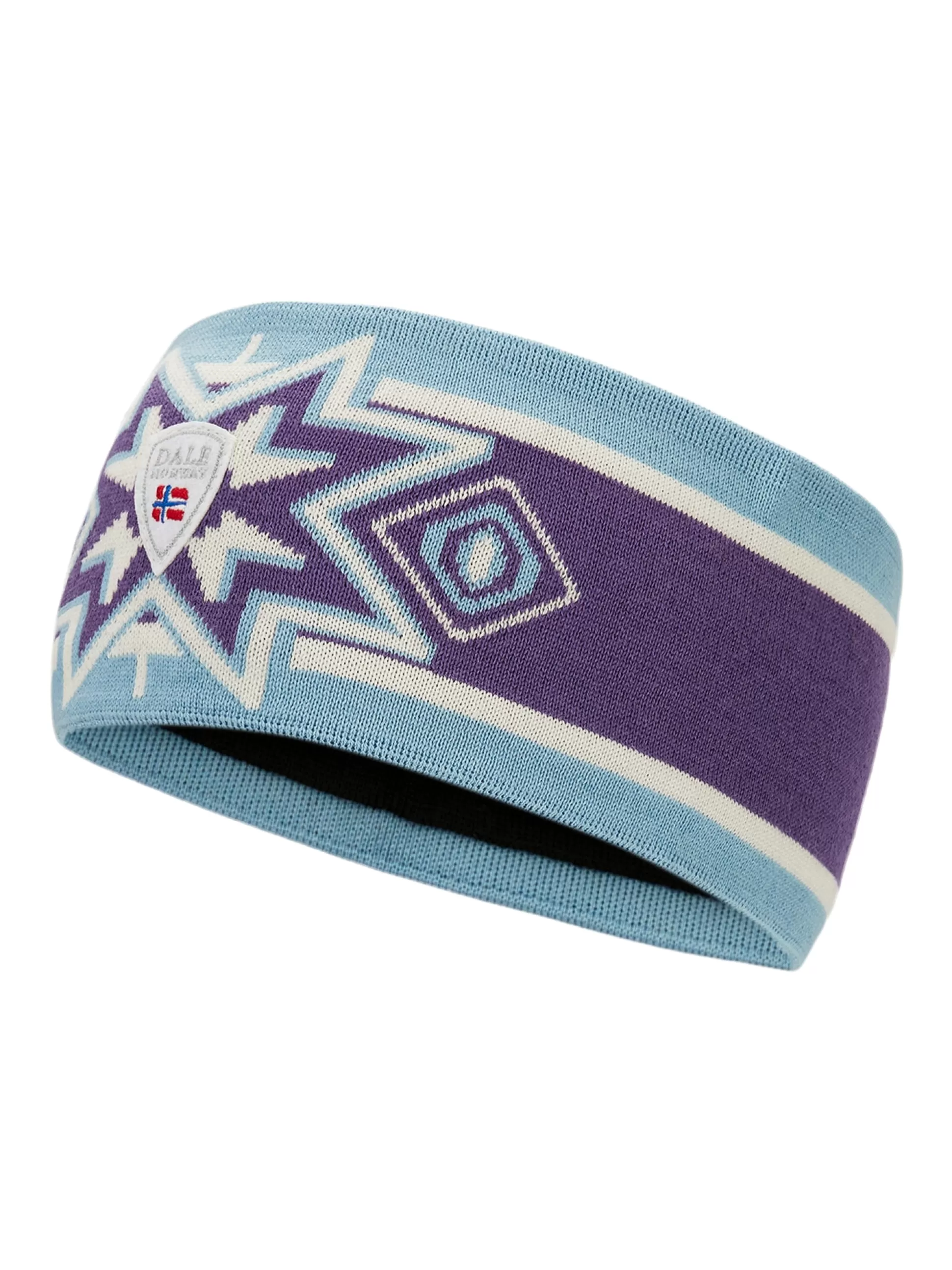 Dale of Norway Tindefjell Unisex Merino Wool Headband Darkpurple Iceblue Store