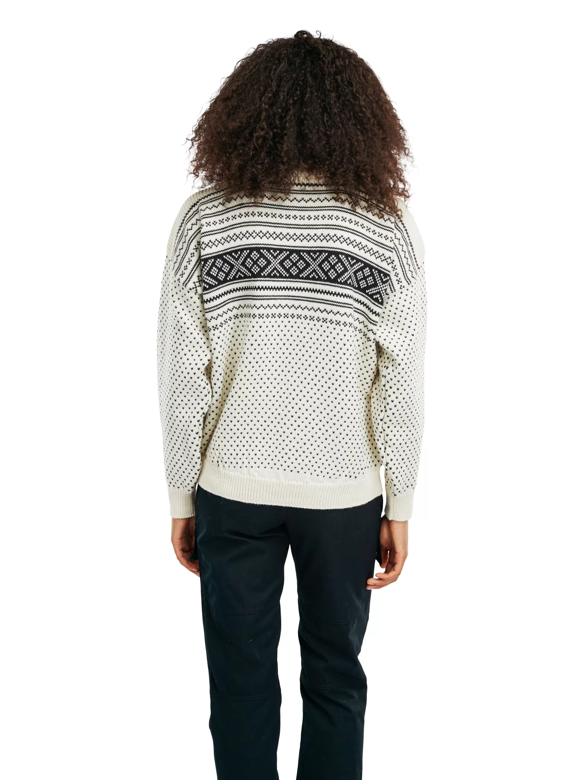 valloy_womens_wool_sweater_2.webp Dale of Norway Valloy Women's Wool Sweater Offwhite Black Shop