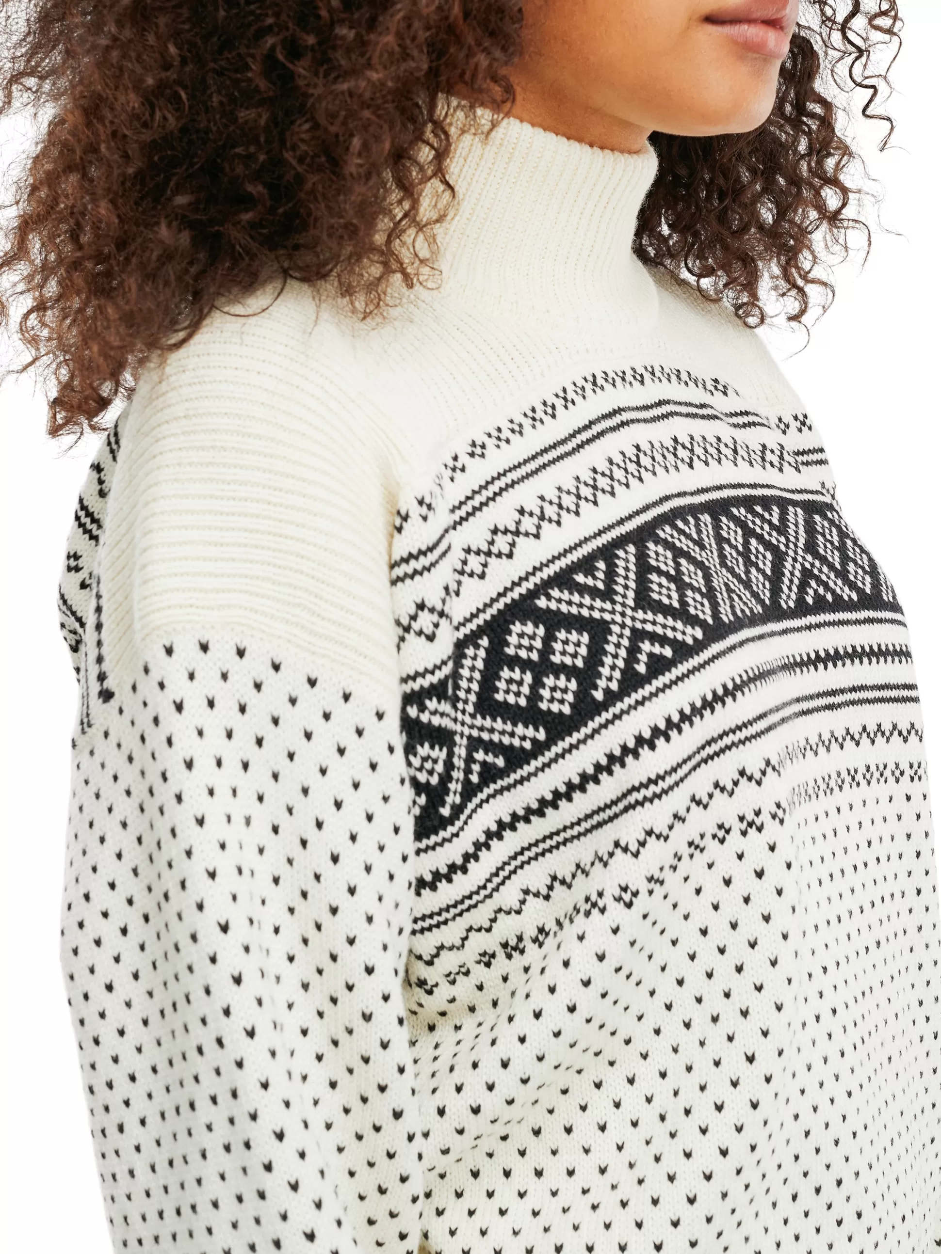 valloy_womens_wool_sweater_3.webp Dale of Norway Valloy Women's Wool Sweater Offwhite Black Shop