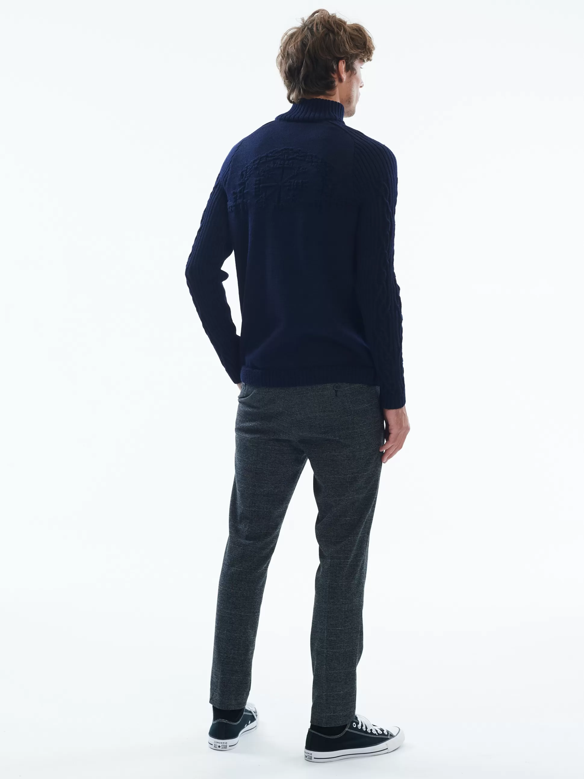 vegvisir_mens_sweater__norwegian_wool_2.webp Dale of Norway Vegvisir Men's Sweater - Norwegian Wool Navy Best Sale