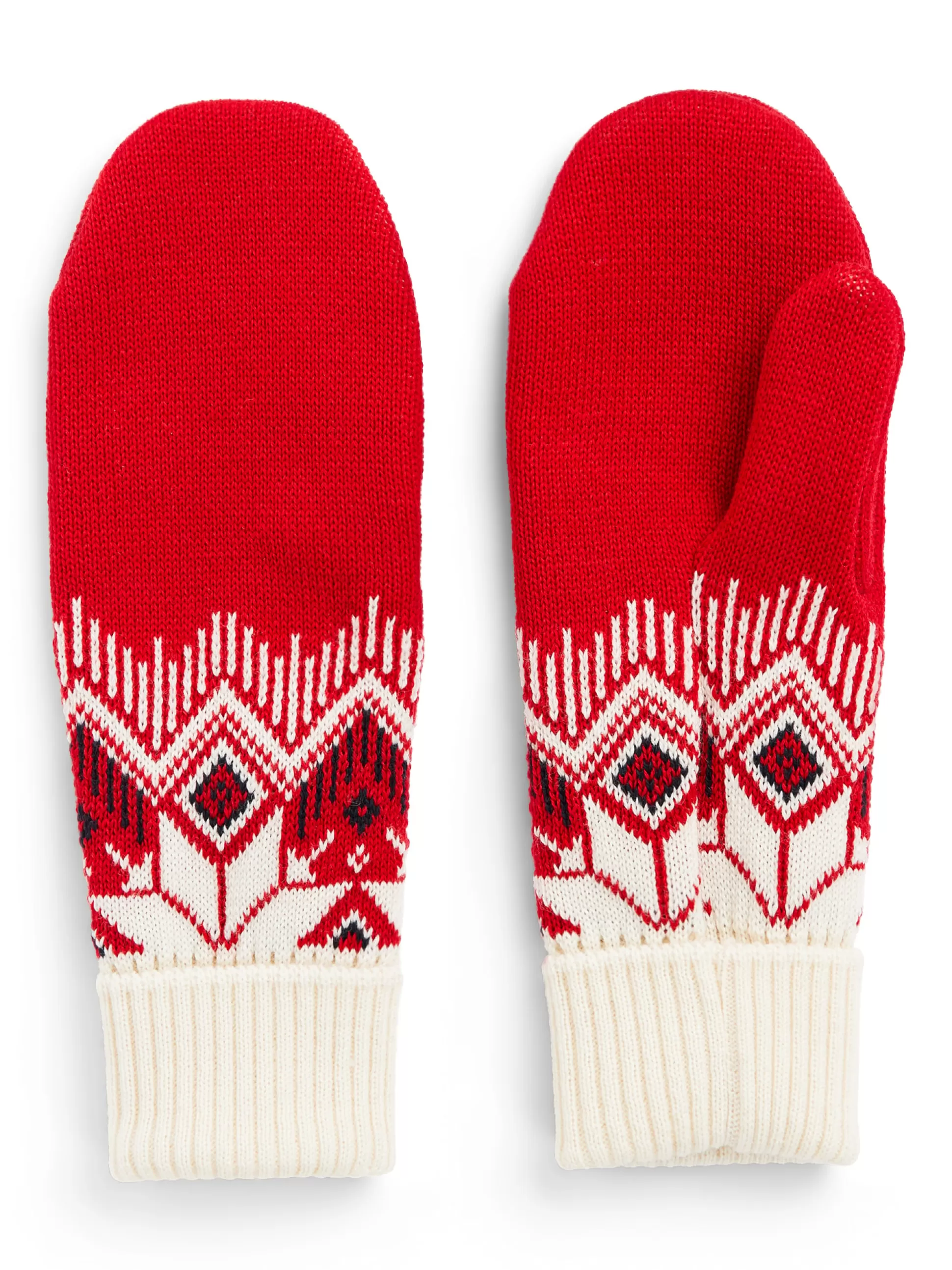 Dale of Norway Vilja Unisex Merino Wool Mittens Raspberry Offwhite Shop
